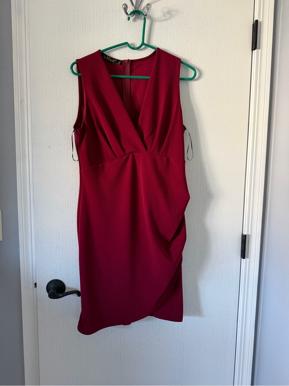 iHot Bodycon V-Neck Cocktail Party Dress Size Large